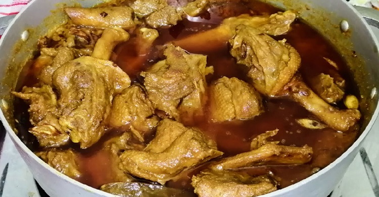 রাজহাঁসের মাংস ভুনার রেসিপি