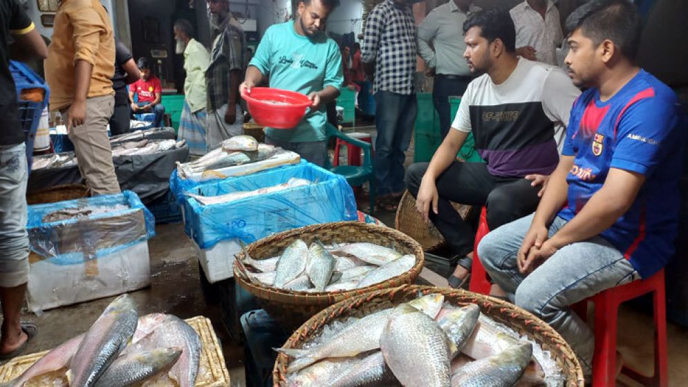 ইলিশের মূল্য নির্ধারণ মানবেন না ব্যবসায়ীরা