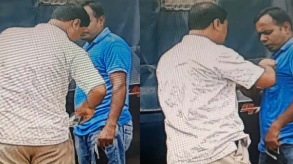 ইউপি চেয়ারম্যান-পুলিশ সদস্যের ঘুস লেনদেনের ভিডিও ফাঁস