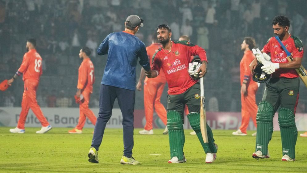 নেদারল্যান্ডসকে হারিয়ে যা বললেন লিটন