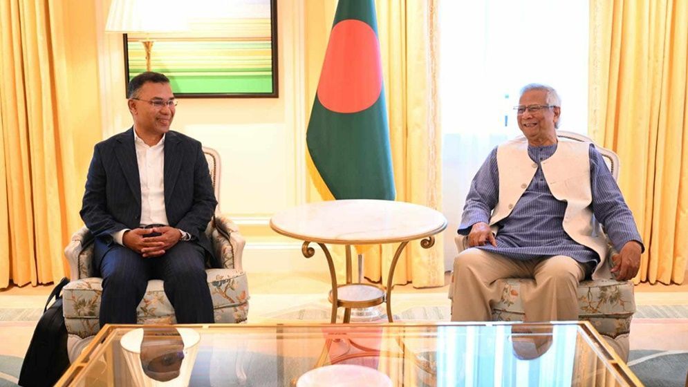 লন্ডনে ইউনূসের সঙ্গে কী কী বিষয়ে আলোচনা হয়েছে জানালেন তারেক রহমান