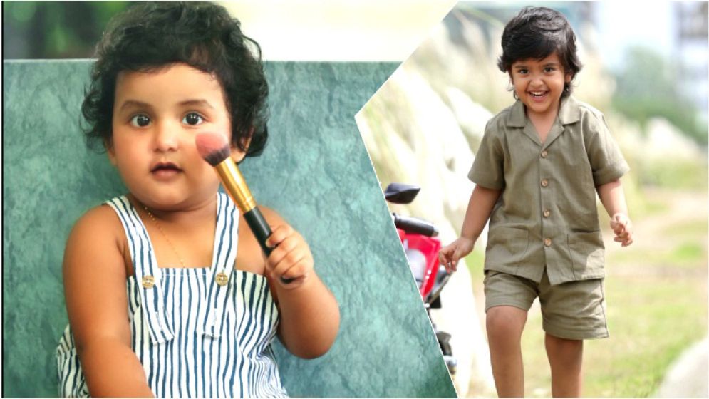 ছেলের পর মেয়েকেও মডেল বানালেন পরীমনি