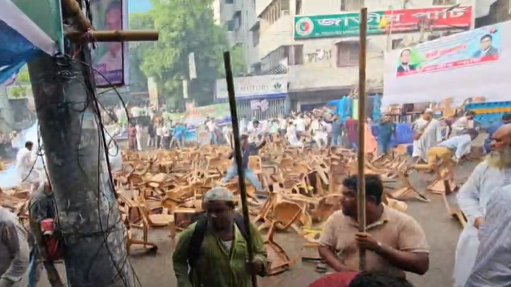 জাতীয় পার্টির কর্মী সমাবেশ পণ্ড