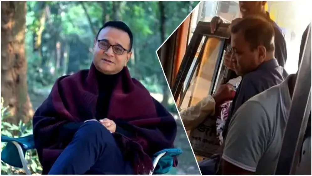 বাসে সাধারণ যাত্রী হয়ে চমকে দিলেন ডা. এজাজ, ভাইরাল ছবি