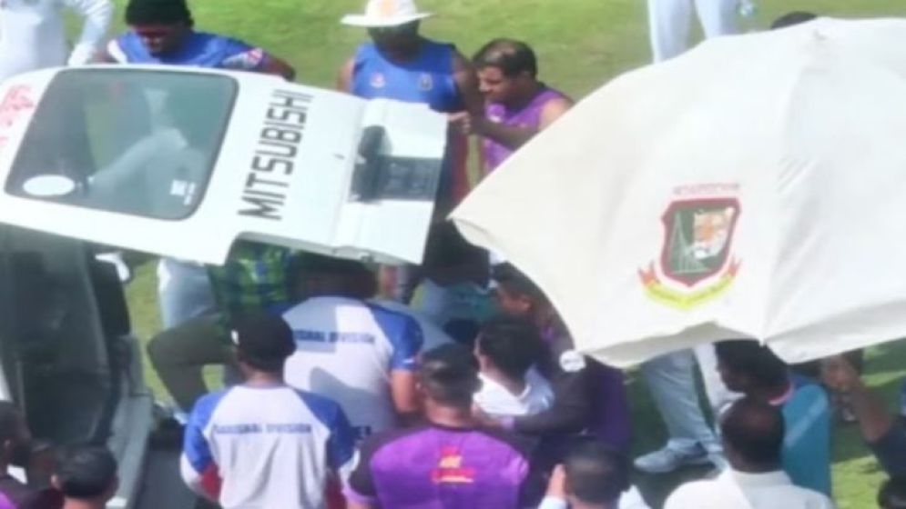 ম্যাচ চলাকালে মাটিতে লুটিয়ে পড়লেন জাতীয় দলের সাবেক ক্রিকেটার