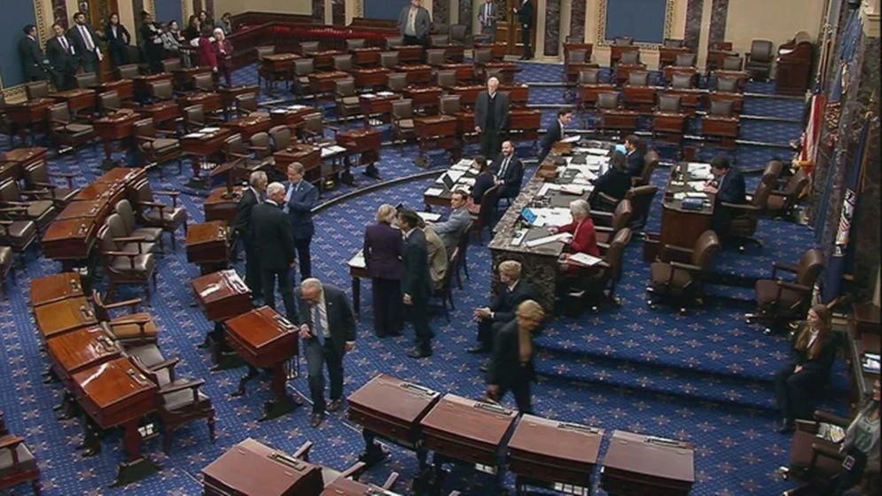 শাটডাউন অবসানে মার্কিন সিনেটে তহবিল বিল পাশ