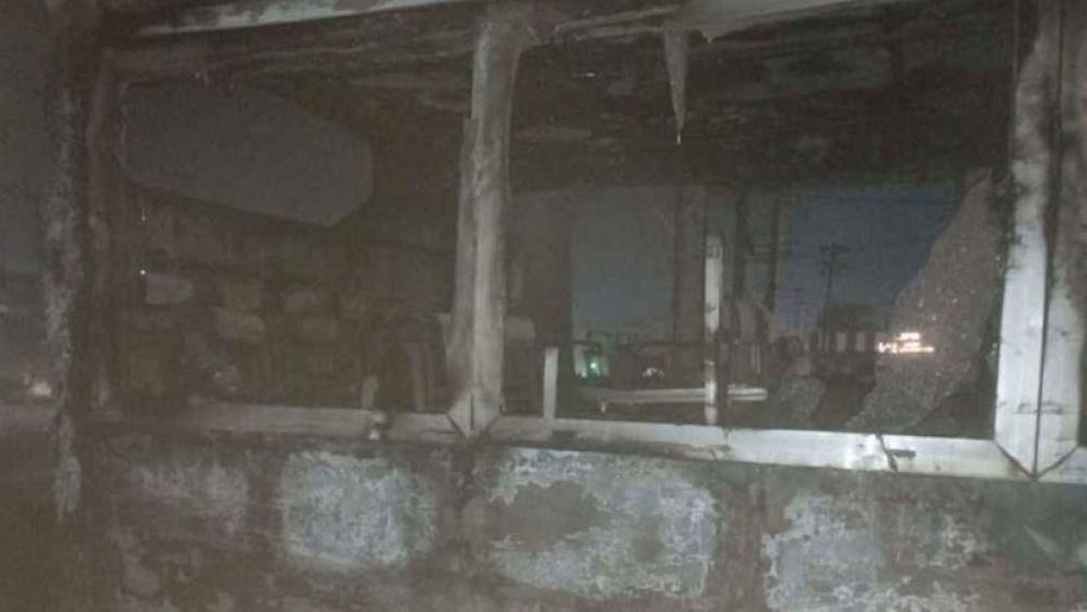 গাজীপুরে দাঁড়িয়ে থাকা বাসে দুর্বৃত্তের আগুন
