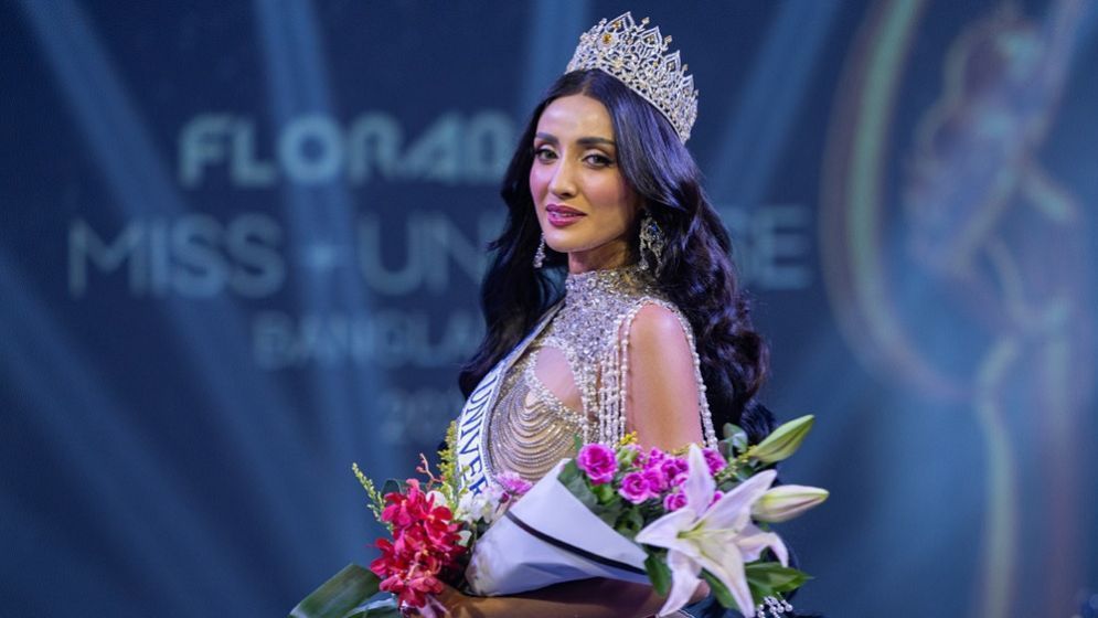 ‘মিস ইউনিভার্স’-এর সেরা তিনে বাংলাদেশের মিথিলা!