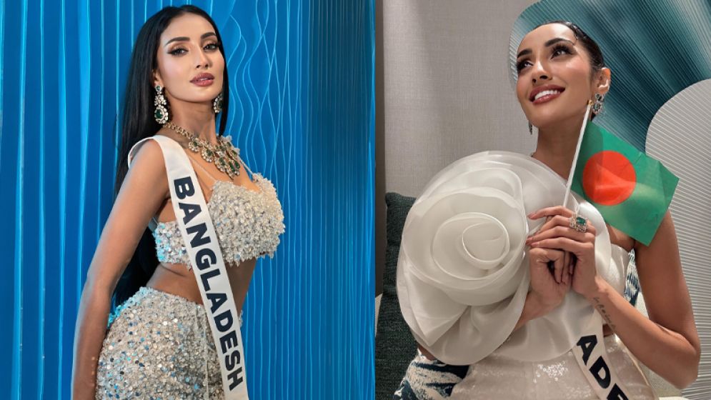 মিস ইউনিভার্সের মঞ্চ থেকে মিথিলা যে বার্তা দিলেন