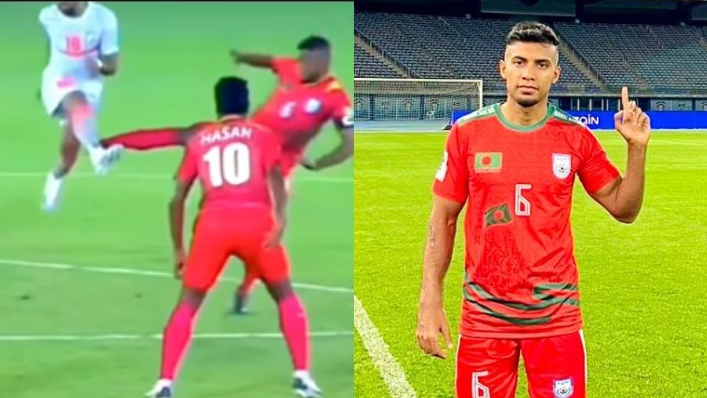 ভারতের ফুটবলারকে ট্যাকলের ভিডিও দিয়ে যে বার্তা দিলেন জামাল