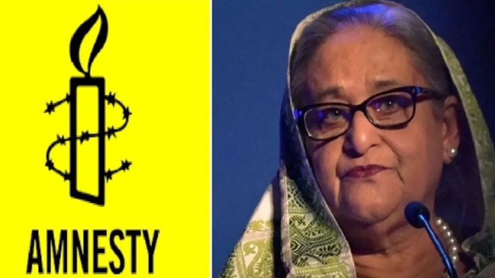 শেখ হাসিনার রায় নিয়ে যা বললো অ্যামনেস্টি ইন্টারন্যাশনাল