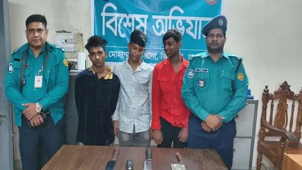 মোহাম্মদপুরে কিশোর গ্যাং নেতা ‘পিচ্চি আবির’ গ্রেফতার