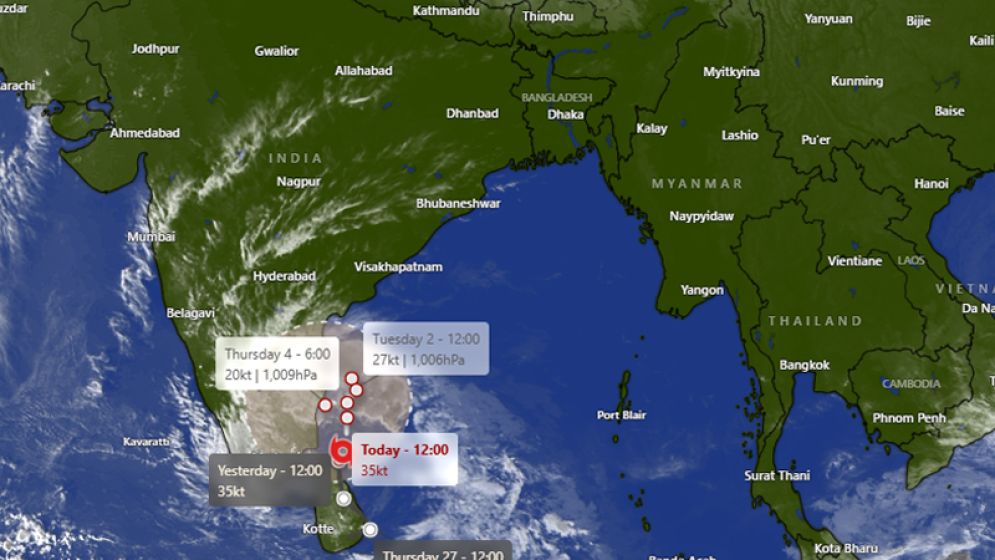 ঘূর্ণিঝড় ‘ডিটওয়াহ’ নিয়ে আবহাওয়া অফিসের নতুন বার্তা