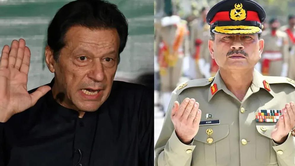 পাকিস্তানের সেনাপ্রধানকে একহাত নিলেন ইমরান খান