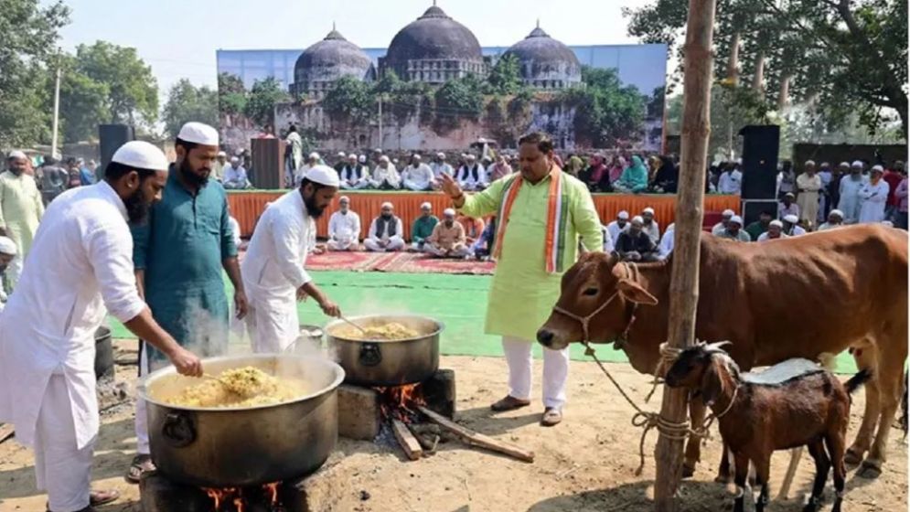 নির্মাণ হবে বাবরি মসজিদ, ৪০ হাজার মানুষের জন্য বিরিয়ানি রান্না