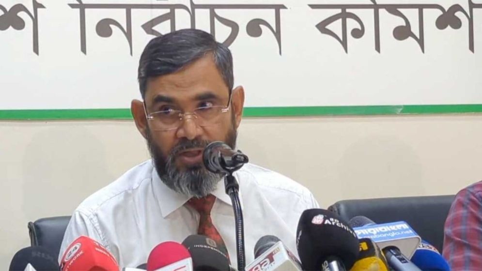 তফশিল ঘোষণার সময় জানালেন ইসি সানাউল্লাহ
