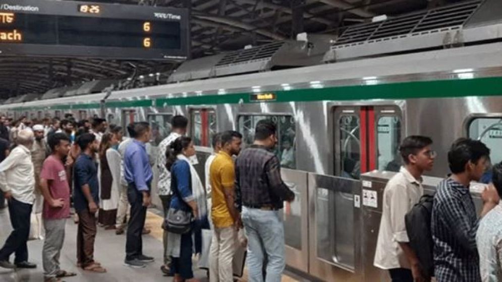 শুক্রবার থেকে মেট্রোরেলের যাত্রী সেবা বন্ধের ঘোষণা