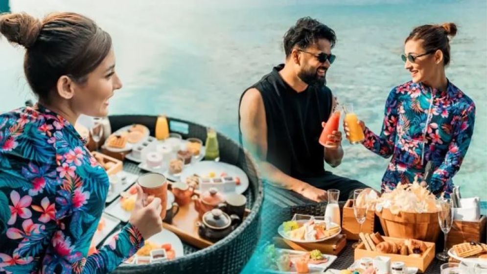 স্বামীর সঙ্গে মালদ্বীপে বিলাসী অবসরে মেহজাবীন