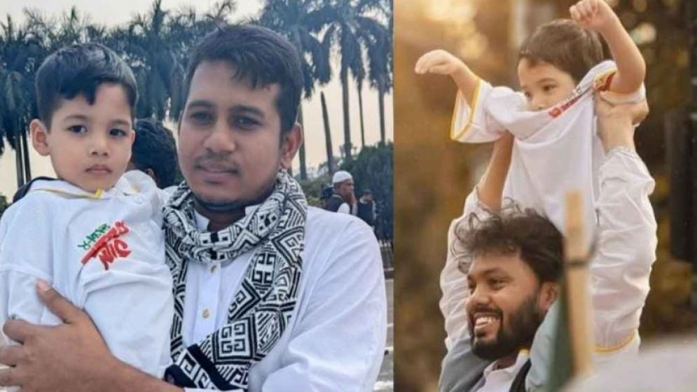 কাঁধে থাকা শিশুটি শহীদ হাদির সন্তান নয়, জানা গেল পরিচয়