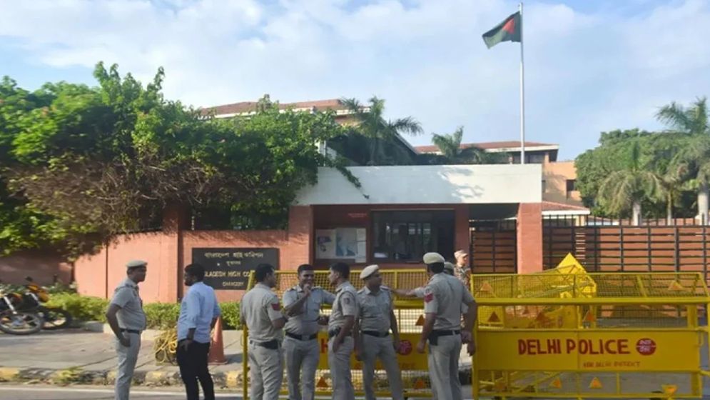 দিল্লিতে বাংলাদেশ হাইকমিশনে ফের হামলা