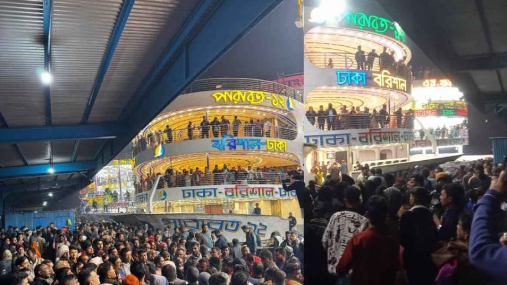 তারেক রহমান গণসংবর্ধনা: ঢাকার উদ্দেশে বরিশালের লক্ষাধিক নেতাকর্মী