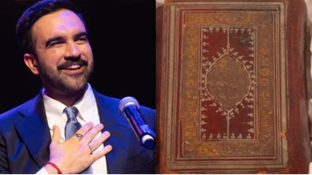 ২০০ বছরের পুরনো কোরআন হাতে শপথ নিলেন মামদানি