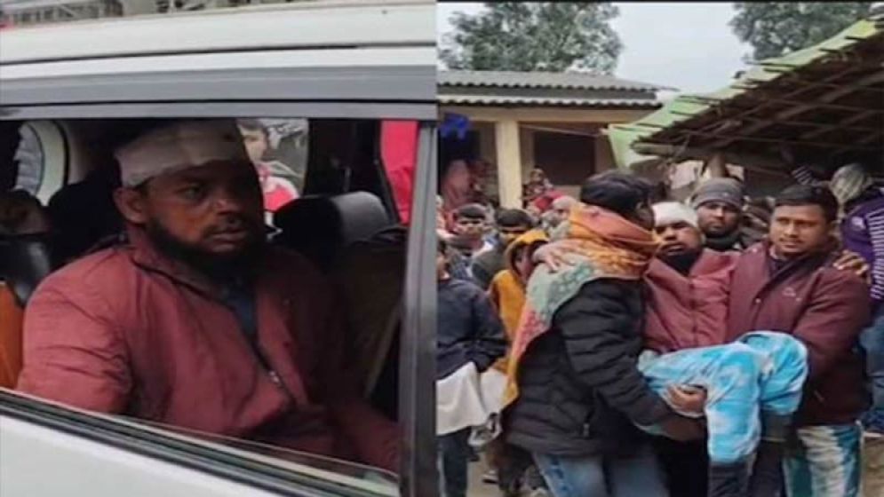 এবার বাংলাদেশি ট্যাগ দিয়ে পেটাতে পেটাতে তিন কিলোমিটার ঘুরালো