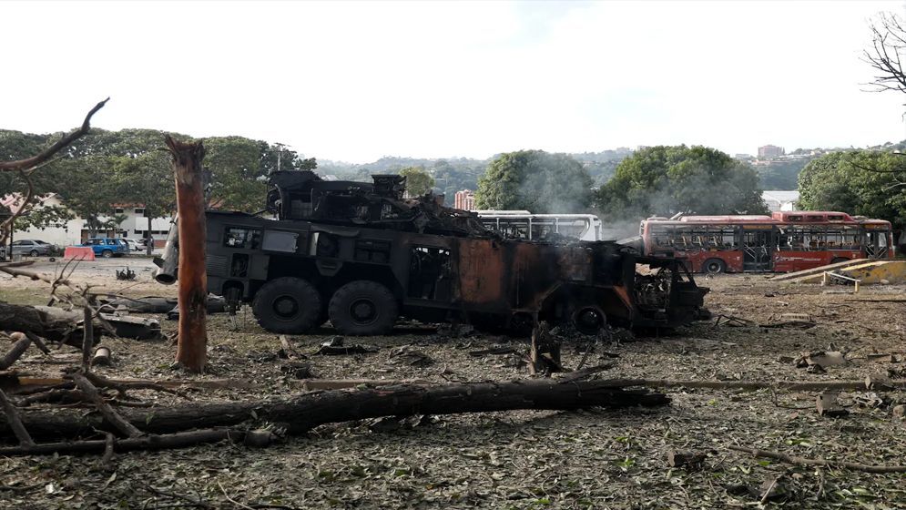 ভেনেজুয়েলায় মার্কিন হামলায় নিহত ৪০