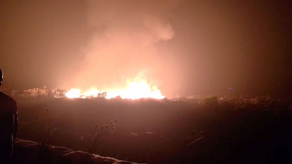 মাতারবাড়ী তাপবিদ্যুৎ কেন্দ্রে আগুন