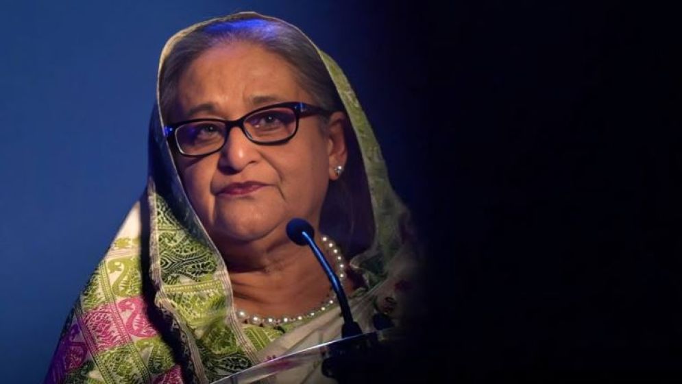 দিল্লির সংবাদ সম্মেলনে অডিও বার্তায় ইউনূসকে তীব্র আক্রমণ হাসিনার