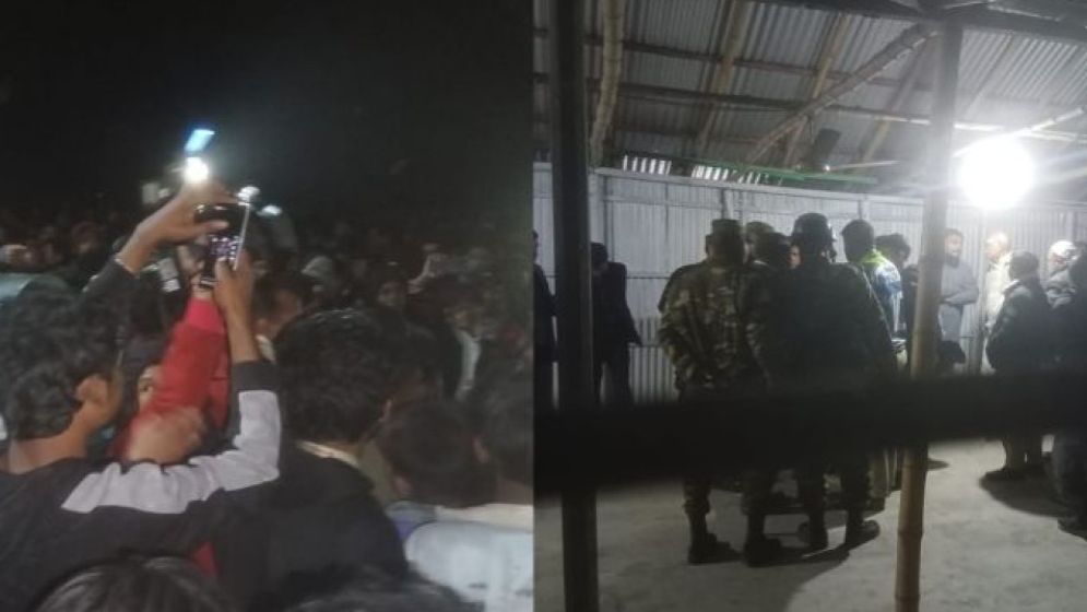 ওসি-এসআইকে কান ধরে উঠবস করালো জনতা