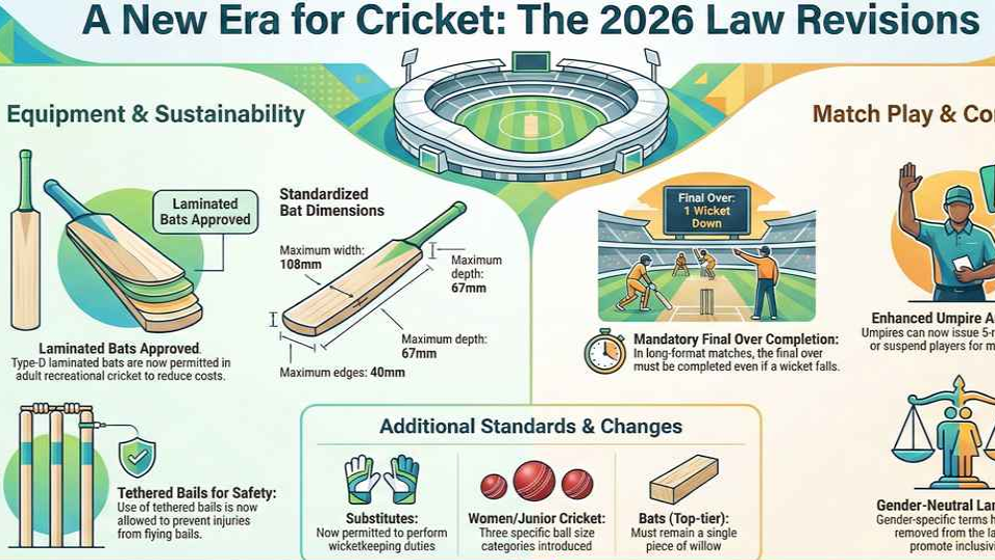 ক্রিকেটের নিয়মে আসছে বড়সড় পরিবর্তন, কার্যকর যেদিন থেকে