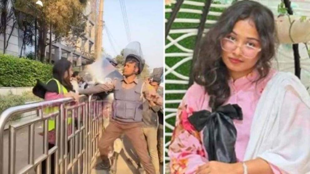 পুলিশের লাঠিচার্জে আহত সেই তাহরিমা