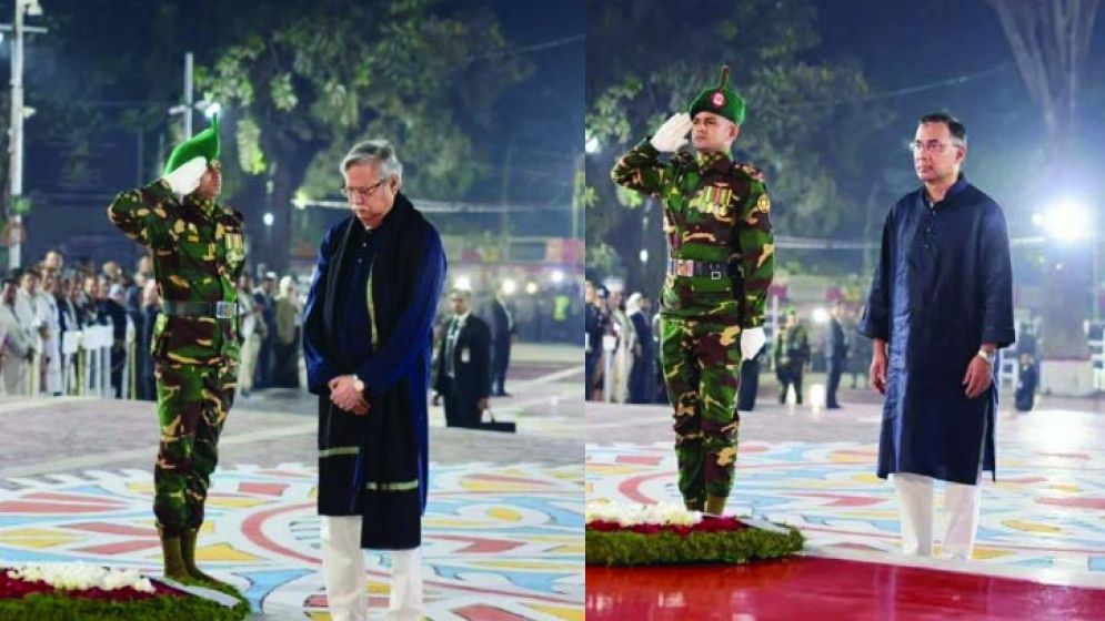 ভাষা শহীদদের প্রতি শ্রদ্ধা জানালেন রাষ্ট্রপতি ও প্রধানমন্ত্রী