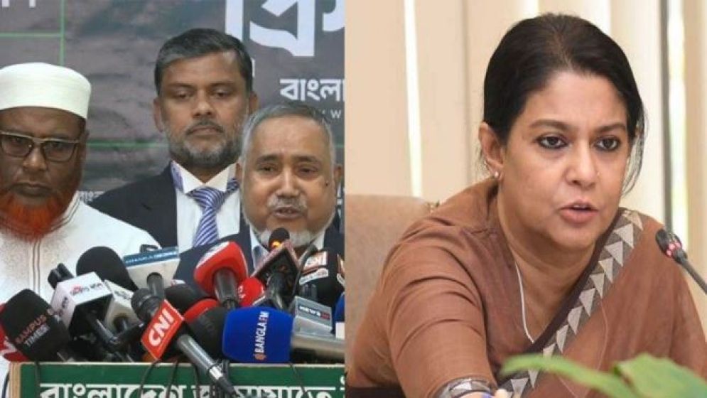 জামায়াতের অভিযোগ প্রসঙ্গে মুখ খুলেছেন রিজওয়ানা