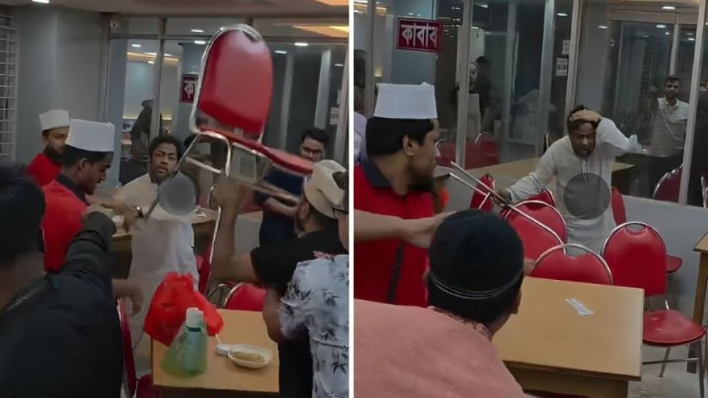 স্টার কাবাবের ভেতরে ক্রেতাকে কর্মীদের মারধর, ভিডিও ভাইরাল