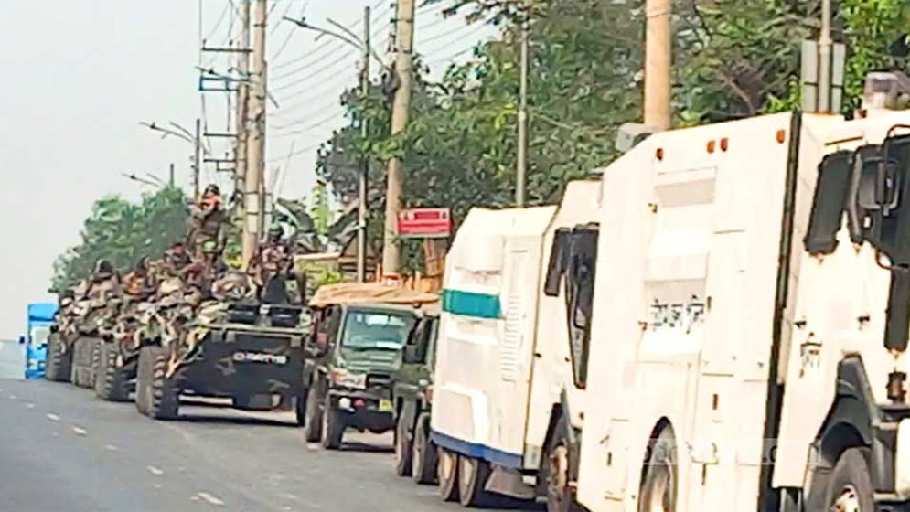 জঙ্গল সলিমপুরে নজিরবিহীন যৌথ অভিযান চলছে