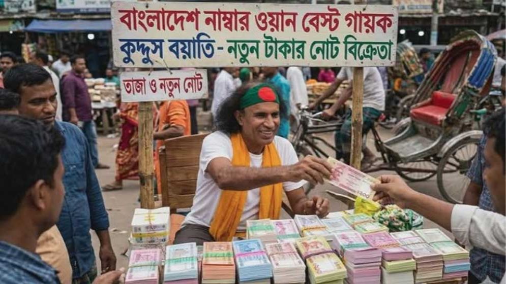 ফেইসবুক ইনকামে লাল বাত্তি, তাই ফুটপাত ব্যাংক খুলে বসলাম