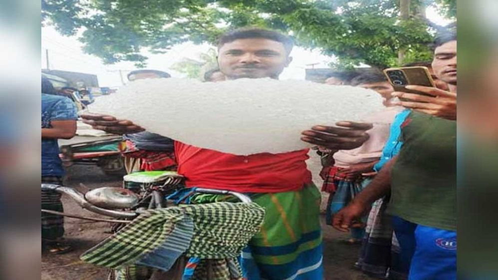 বিশালাকৃতির শিলা, এলাকায় চাঞ্চল্য