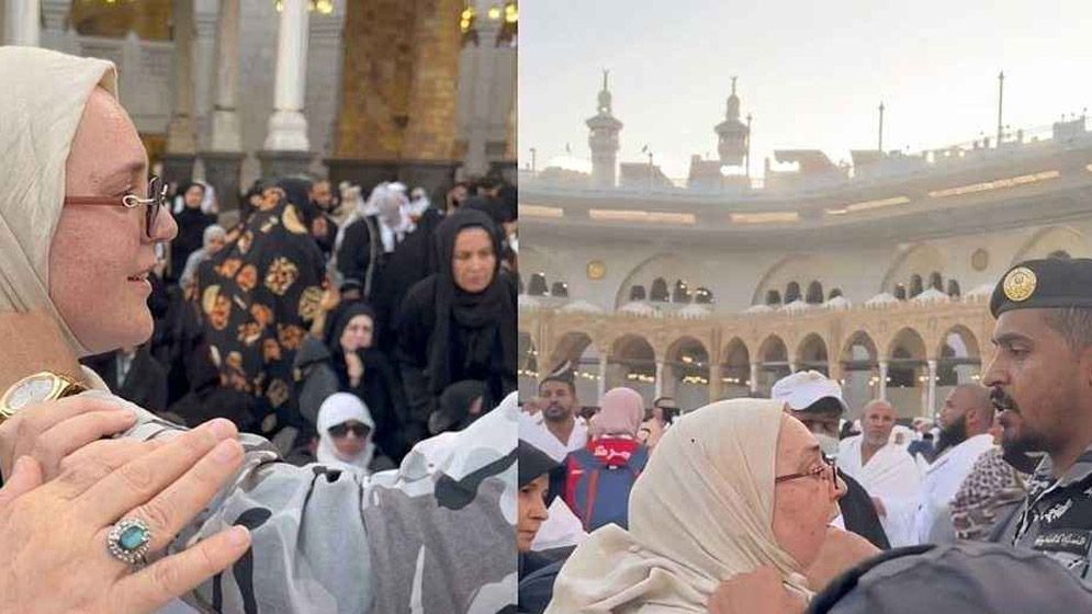 কাবার গিলাফ কাটার চেষ্টা, তুর্কি নারী আটক