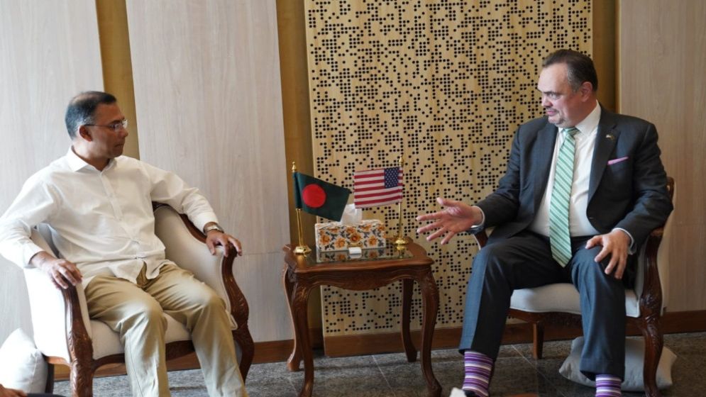 প্রধানমন্ত্রীর সঙ্গে মার্কিন রাষ্ট্রদূতের সৌজন্য সাক্ষাৎ