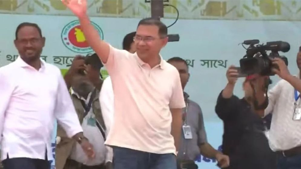 টাঙ্গাইল স্টেডিয়ামে প্রধানমন্ত্রী তারেক রহমান