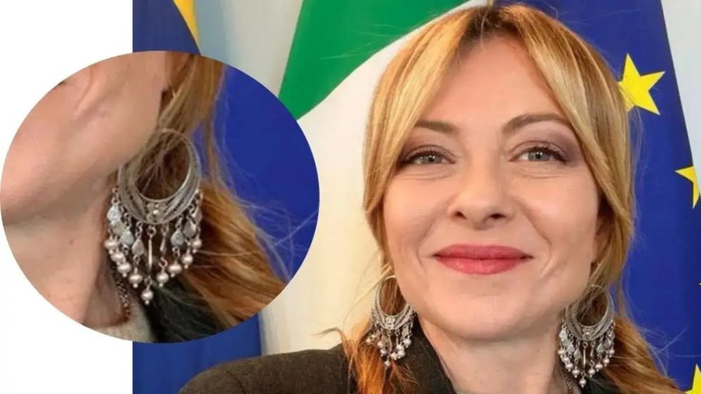 ইতালির প্রধানমন্ত্রীর কানে ভারতের ২ হাজার বছরের ঐতিহ্যবাহী ঝুমকা