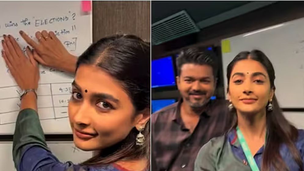 নির্বাচনে জয়ী থালাপতি বিজয়কে নিয়ে পূজা হেগড়ের পোস্ট ভাইরাল