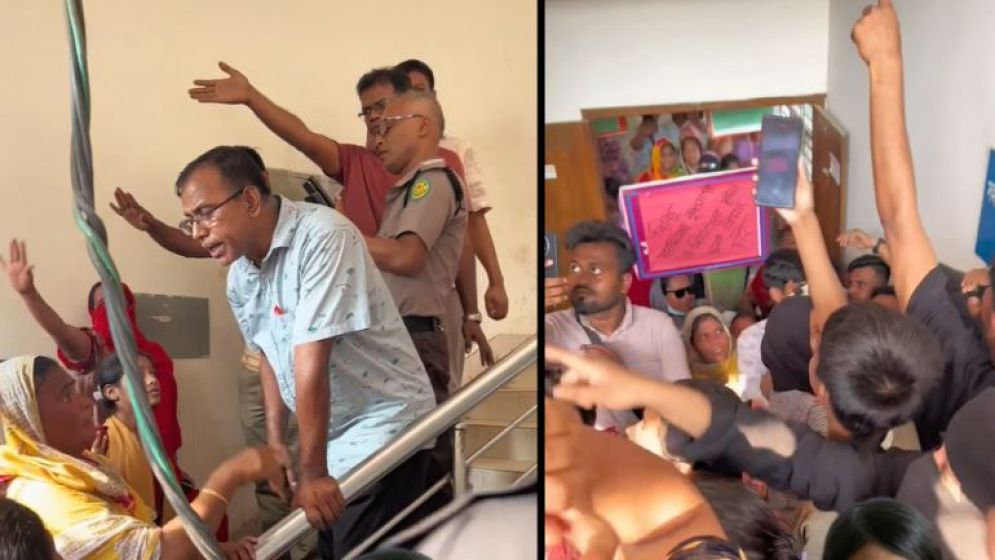 রামিসা ধ/র্ষণ-হ/ত্যা : রাজপথে এলাকাবাসী, পল্লবী থানা ঘেরাও