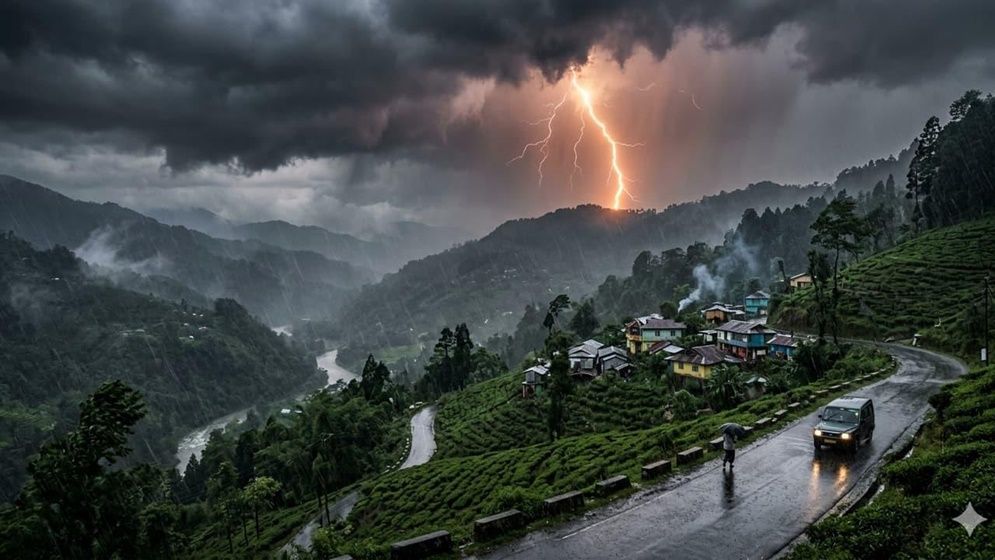 ভারতের দিকে ধেয়ে আসছে বিশাল ‌‘মেঘমালা’
