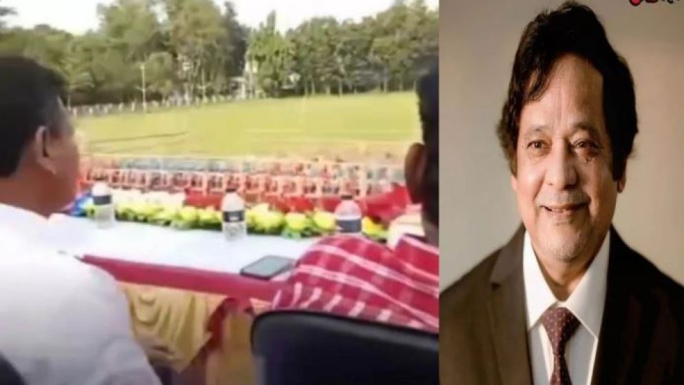 দর্শকশূন্য মাঠে বিএনপির এমপিকে সংবর্ধনার ভিডিও ভাইরাল