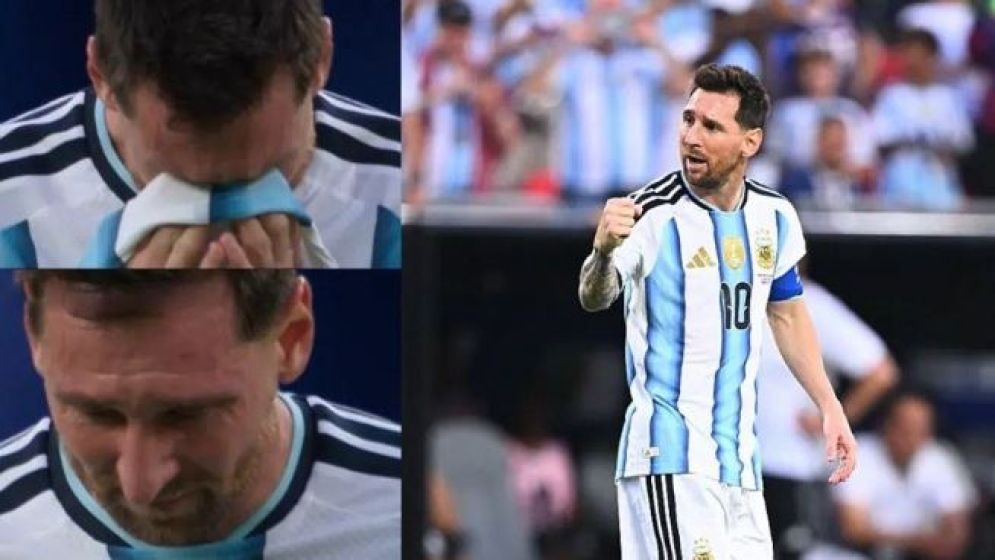 কান্নায় ভেঙে পড়লেন মেসি, জানালেন কঠিন সময়ের কথা
