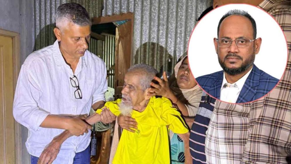 বৃদ্ধকে রাস্তায় ফেলে গেল স্বজনরা, দায়িত্ব নিলেন প্রতিমন্ত্রী টুকু