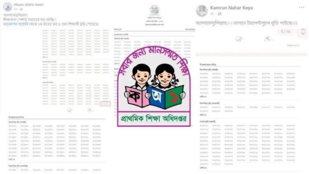 প্রকাশের আগে ওয়েবসাইটে প্রাথমিকের বৃত্তির ফল ফাঁস!